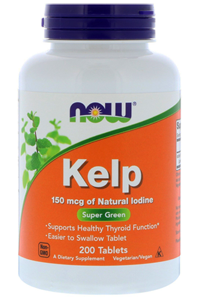 Kelp - 200 - 150mcg Tablets - Green Seaweed Superfood ...